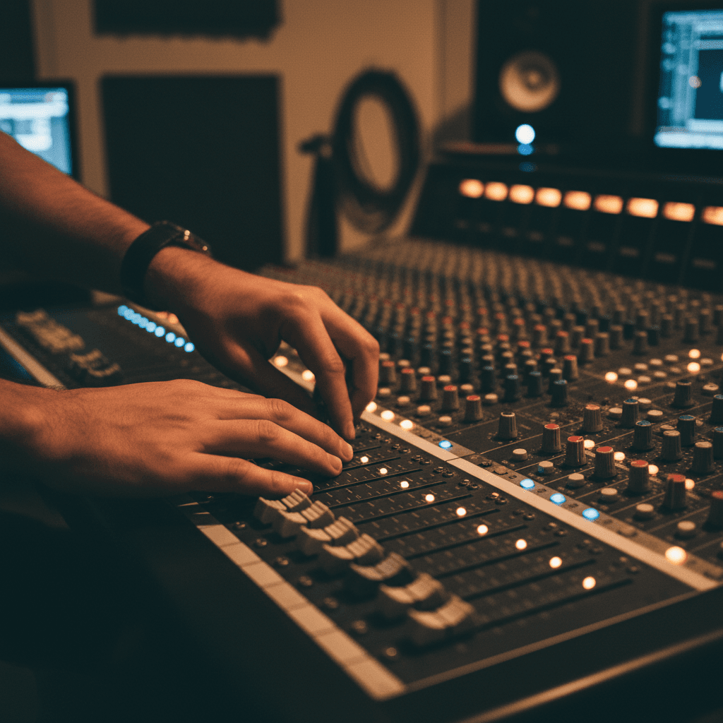 Ammischung im Studio